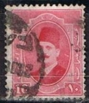 Stamps Egypt -  Scott  97  Rey  Fuad (5)