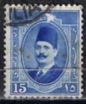Stamps Egypt -  Scott  98  Rey Fuad (4)