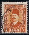 Stamps Egypt -  Scott  128  Rey Fuad
