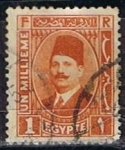 Stamps Egypt -  Scott  128  Rey Fuad (2)