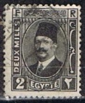 Stamps Egypt -  Scott  129  Rey Fuad (4)