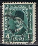 Stamps Egypt -  Scott  134  Rey  Fuad