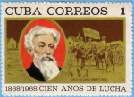 Sellos de America - Cuba -  Cien Años de Lucha