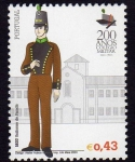 Stamps : Europe : Portugal :  Uniforme de Parada  comemoracion 200 años....