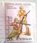 Stamps Australia -  Victorian mounted rifles