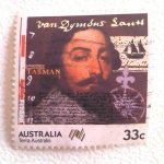 Stamps Australia -  Abel tasman