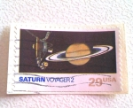 Sellos de America - Estados Unidos -  space exploration saturn 1991