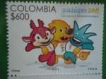 Stamps Colombia -  Guadalajara 2011-XVI Juegos Panamericanos.