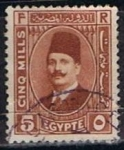 Stamps Egypt -  Scott  135  Rey Fuad