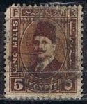 Sellos de Africa - Egipto -  Scott  135  Rey Fuad (2)