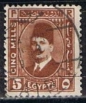 Stamps Egypt -  Scott  135  Rey Fuad (9)