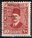 Sellos de Africa - Egipto -  Scott  136  Rey  Fuad (6)