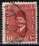 Stamps Egypt -  Scott  136  Rey  Fuad (9)