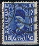 Sellos de Africa - Egipto -  Scott  139  Rey Fuad (6)
