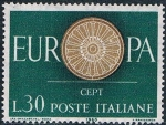 Stamps Italy -  EUROPA 1960 Y&T Nº 822