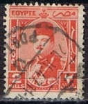 Sellos de Africa - Egipto -  Scott  243  Rey Farouk (4)
