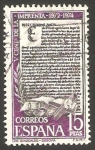 Stamps Spain -  2166 - V centº de la imprenta