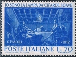 Stamps Italy -  CINCUENTENARIO DE LA MUERTE DEL POETA G. PASCOLI Y&T Nº 863