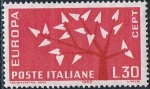 Stamps Italy -  EUROPA 1962 Y&T Nº 873