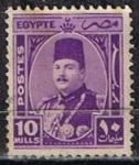 Stamps Egypt -  Scott  247 Rey Farouk (3)