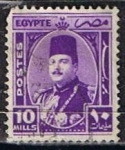 Sellos de Africa - Egipto -  Scott  247 Rey Farouk (10)