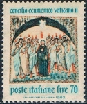 Stamps Italy -  CONCILIO ECUMENICO VATICANO II Y&T Nº 880