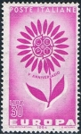 Stamps Italy -  EUROPA 1964. Y&T Nº 907
