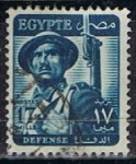 Stamps Egypt -  Scott  329  Soldado