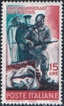 Stamps Italy -  20º ANIVERSARIO DE LA RESISTENCIA. RESISTENTES. Y&T Nº 917