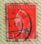 Stamps Netherlands -   wilhelmina type konijnenburg