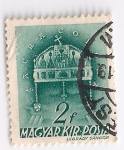 Stamps Hungary -  Corona de San Esteban
