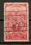 Stamps United States -  Centenario de la Asociacion Americana de Gimnasia.
