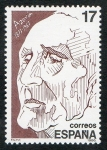 Stamps Spain -  2855-  PERSONAJES. JOSÉ MARTINEZ RUIZ 
