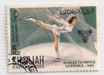 Stamps United Arab Emirates -  Olimpíadas de invierno 1968