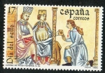 Stamps Spain -  2857- DIA DEL SELLO. CORREO DE LOS RICOS HOMBRES.