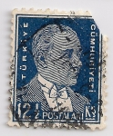 Stamps : Asia : Turkey :  Mustafa Kemal Pasha- 1º