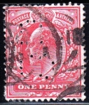 Stamps United Kingdom -  Eduardo VII	