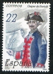 Stamps Spain -  2866- II CENTENARIO DE LA MUERTE DE GASPAR DE PORTOLÁ. RETRATO. 