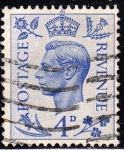 Stamps : Europe : United_Kingdom :  Jorge VI de Windsor	