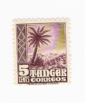 Stamps Morocco -  Palmera (repetido)