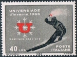 Stamps Italy -  JUEGOS UNIVERSITARIOS DE INVIERNO EN SESTRIERES-CLAVIERES Y TURIN. Y&T Nº 940