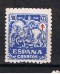 Stamps Spain -  Edifil  996  Pro Tuberculosis.  