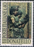 Stamps : Europe : Italy :  5º CENT. DE LA MUERTE DEL ESCULTOR DONATELLO. Y&T Nº 954