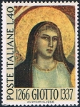 Stamps Italy -  7º CENT. DEL NACIMIENTO DEL PINTOR GIOTTO. Y&T Nº 957