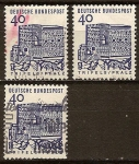 Stamps Germany -  Castillo trifels en Pfalz