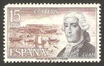 Stamps : Europe : Spain :  2182 - Jorge Juan