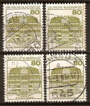 Stamps Germany -  Catillo de Wilhelmsthal en Kassel