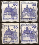 Sellos de Europa - Alemania -  Castillo Vischering en Lüdinghausen , Renania del Norte-Westfalia