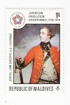 Stamps Maldives -  General  Jhon Burgoyne