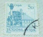 Sellos de Europa - Yugoslavia -  Overprint / lugares de interes